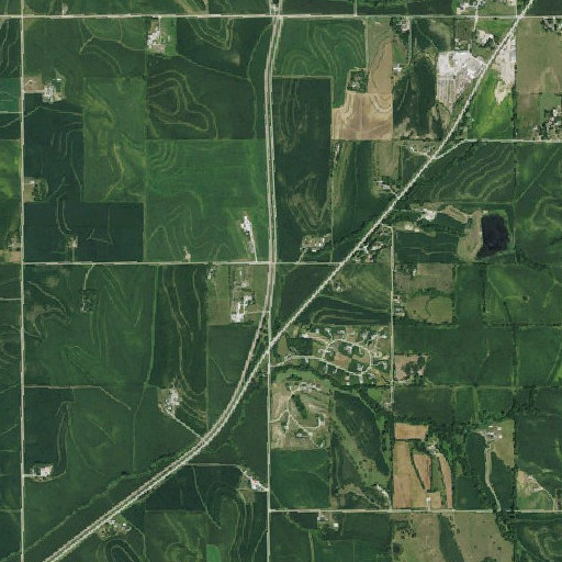 Aerial imagery of Richter Branch, NE