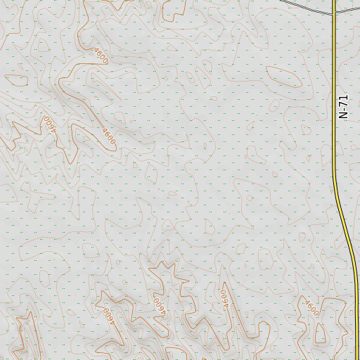 OpenTopoMap map of Samson Well, NE