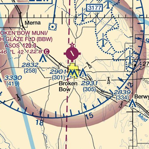 FAA VFR chart of Custer Elementary School, NE