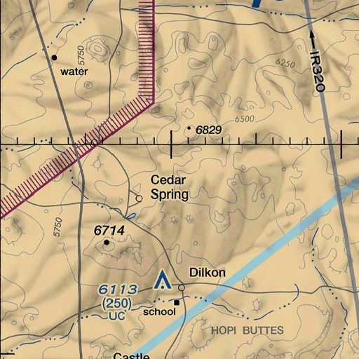 FAA VFR chart of Mountainside Spring, AZ