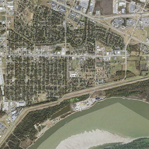 Aerial imagery of Jackson Elementary School, AR