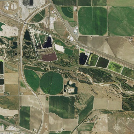 Aerial imagery of Winters Creek, NE