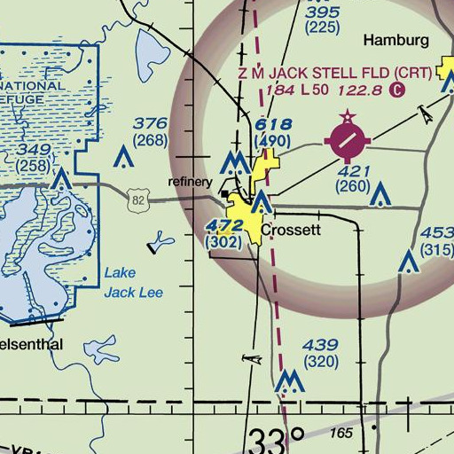 FAA VFR chart of Price Elementary School, AR