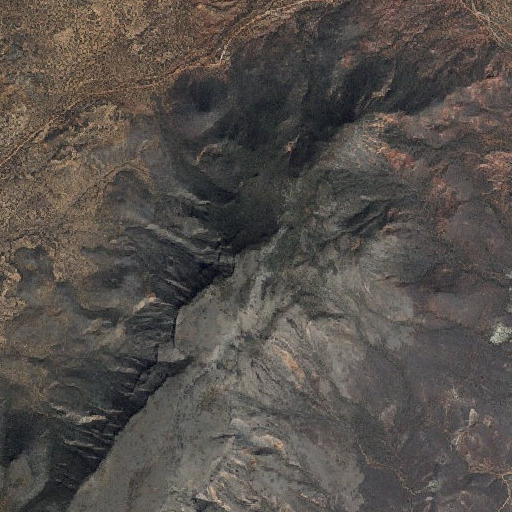 Aerial imagery of Mud Mountain, AZ