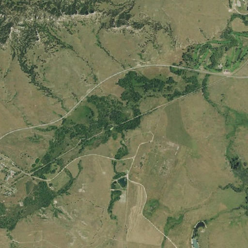 Aerial imagery of Cherry Creek, NE