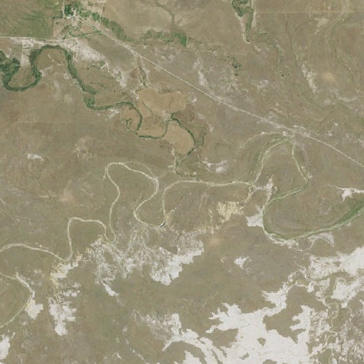 Aerial imagery of Dirty Creek, NE