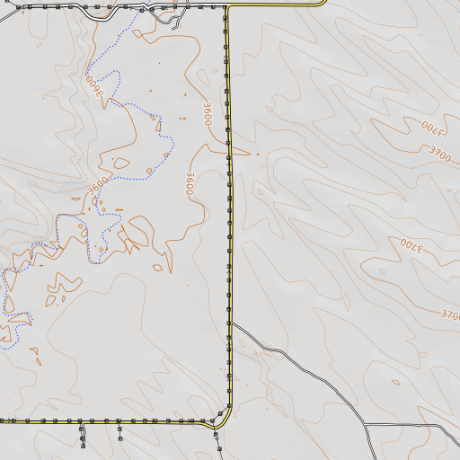 OpenTopoMap map of District 23 Elementary School, NE