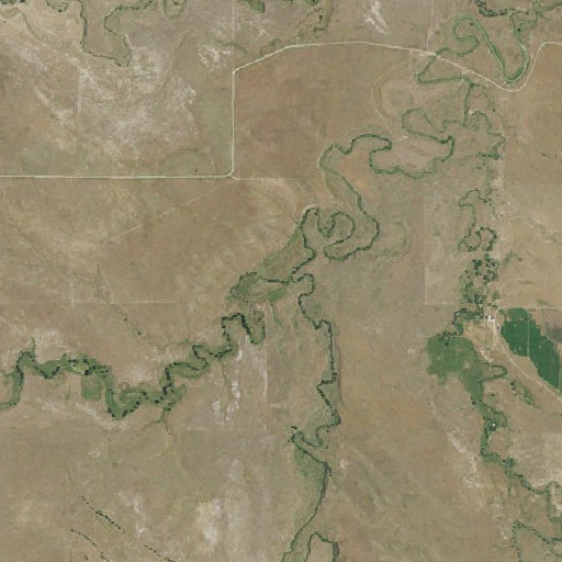 Aerial imagery of Squaw Creek, NE