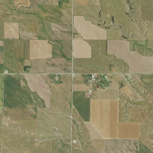 Aerial imagery of Table Center School, NE