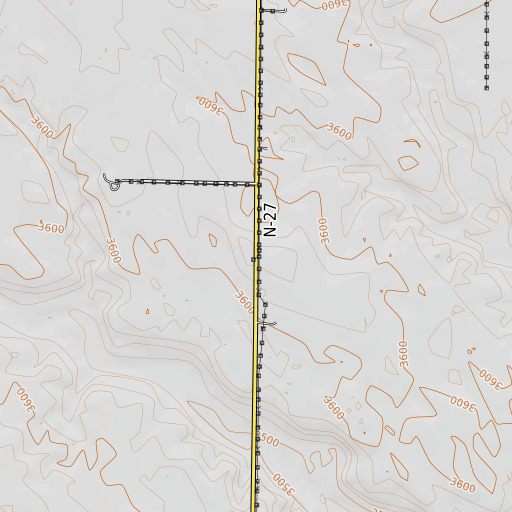 OpenTopoMap map of Mount Hope School, NE