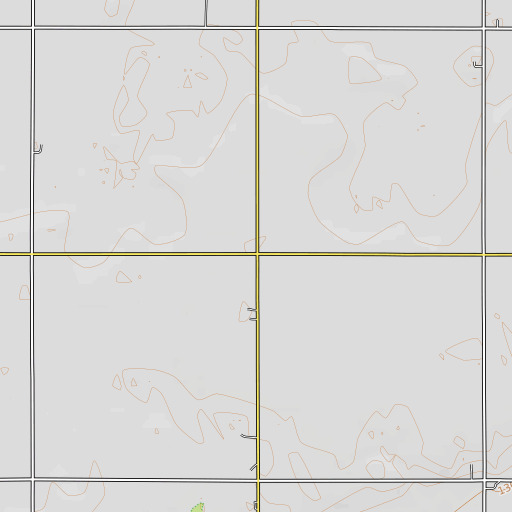 OpenTopoMap map of Clyde, NE