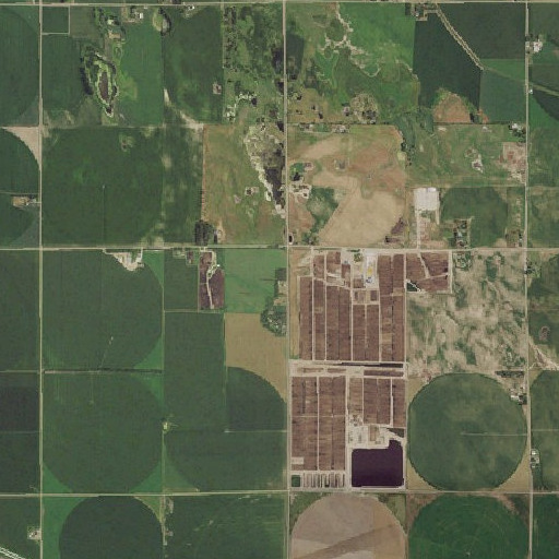Aerial imagery of School Number 16, NE
