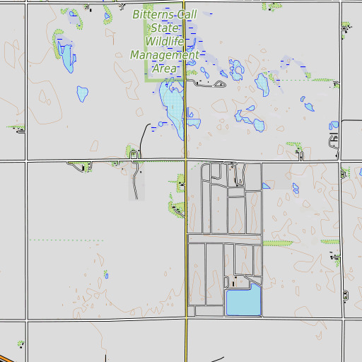 OpenTopoMap map of School Number 16, NE