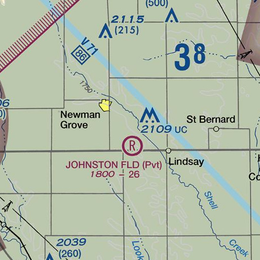 FAA VFR chart of School Number 18, NE