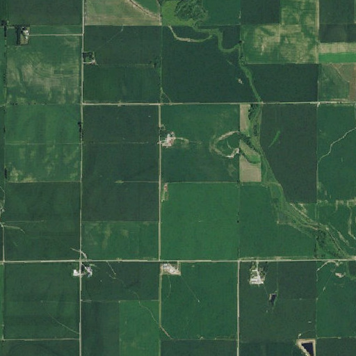 Aerial imagery of School Number 18, NE