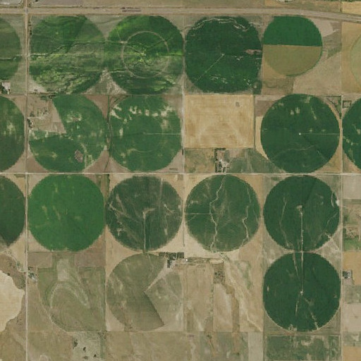 Aerial imagery of School Number 21, NE