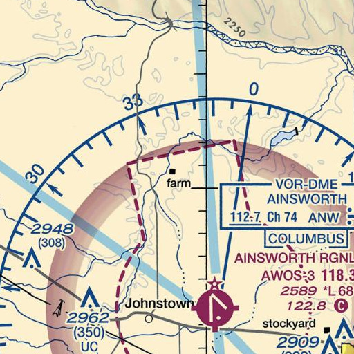 FAA VFR chart of School Number 32, NE