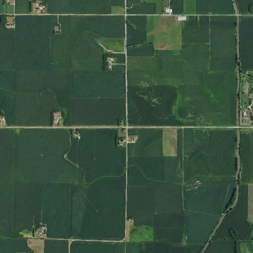 Aerial imagery of School Number 33, NE
