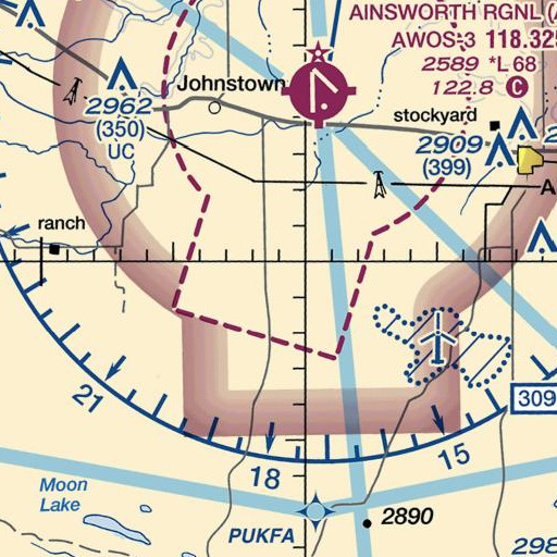 FAA VFR chart of School Number 41, NE