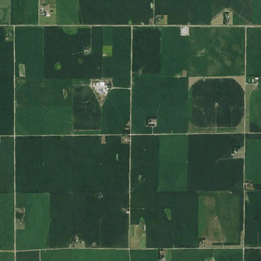 Aerial imagery of School Number 43, NE