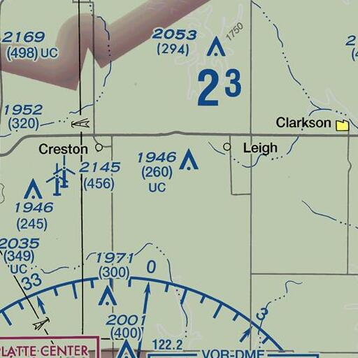 FAA VFR chart of School Number 43, NE