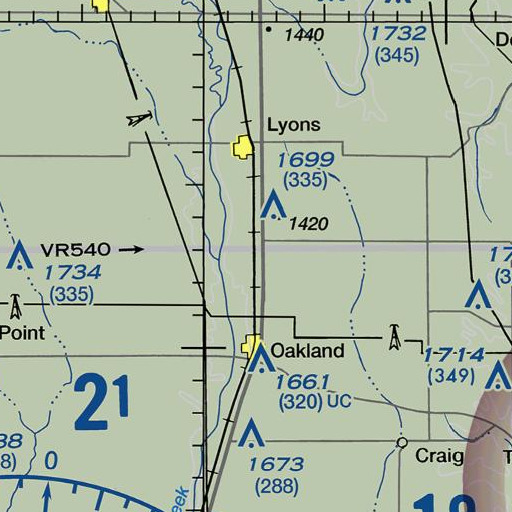 FAA VFR chart of School Number 43, NE
