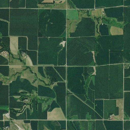 Aerial imagery of School Number 47, NE