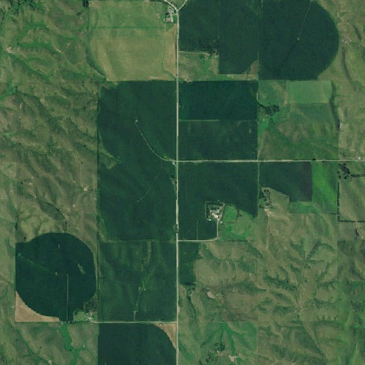 Aerial imagery of School Number 47, NE