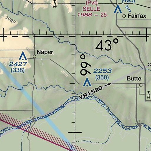 FAA VFR chart of School Number 49, NE