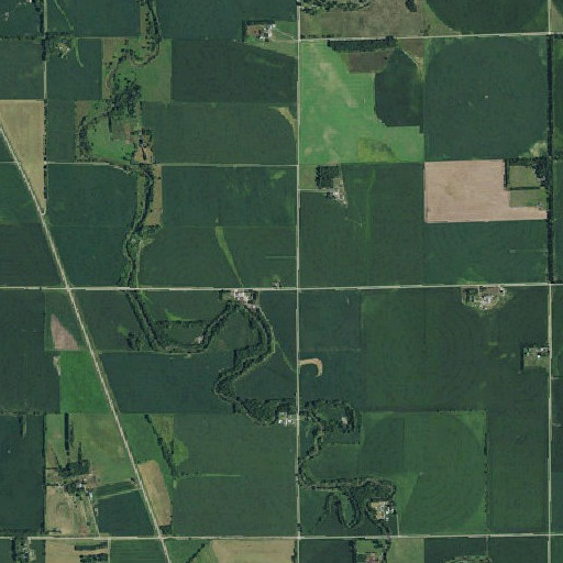 Aerial imagery of School Number 7, NE