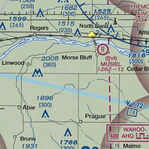 FAA VFR chart of School Number 77, NE