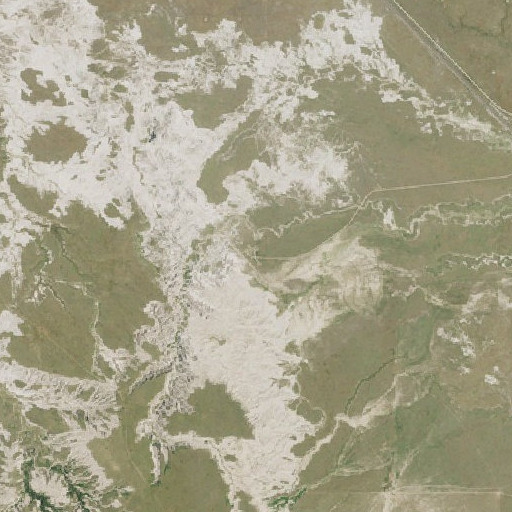 Aerial imagery of Toadstool Park, NE