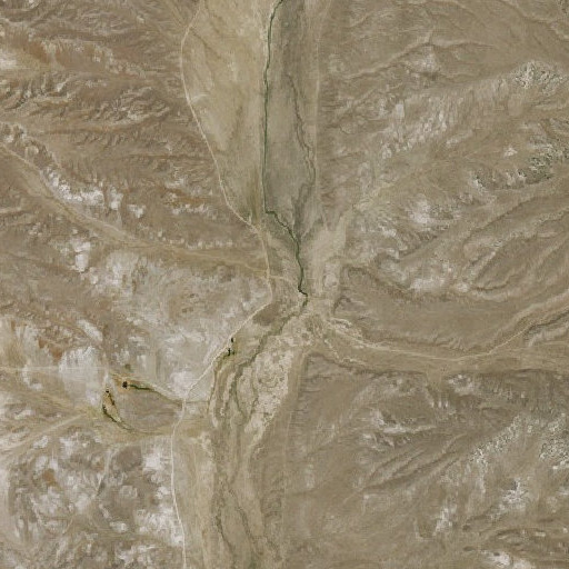 Aerial imagery of Bell Canyon, NV