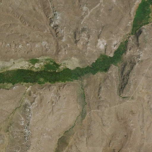 Aerial imagery of Bluff Creek, NV