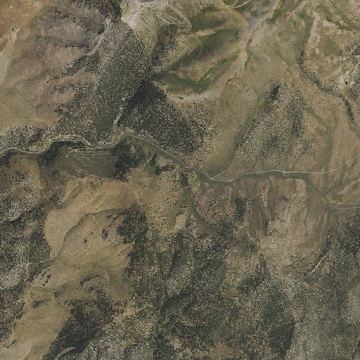 Aerial imagery of Bourne Tunnel Spring, NV