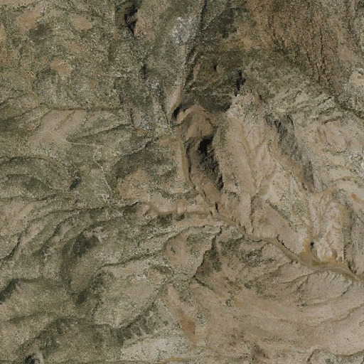 Aerial imagery of Chokecherry Springs, NV
