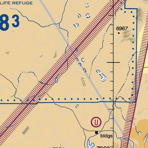 FAA VFR chart of Cottonwood Spring, NV