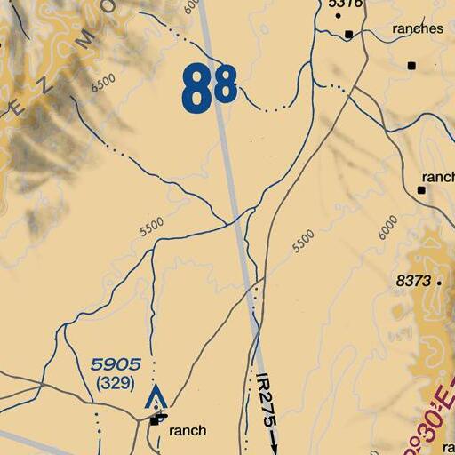 FAA VFR chart of Deer Creek, NV