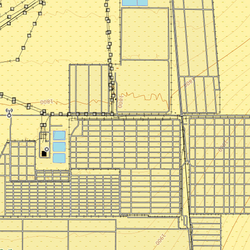 OpenTopoMap map of Eldorado Valley, NV