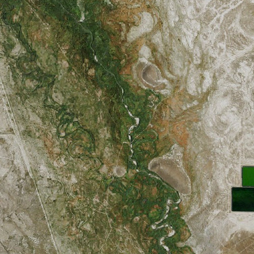 Aerial imagery of Ellison Ranch, NV