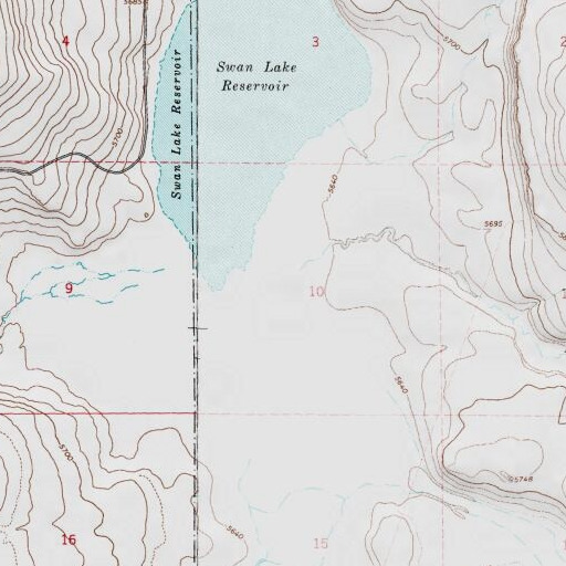 USGS 24K topo map of Fish Creek, NV