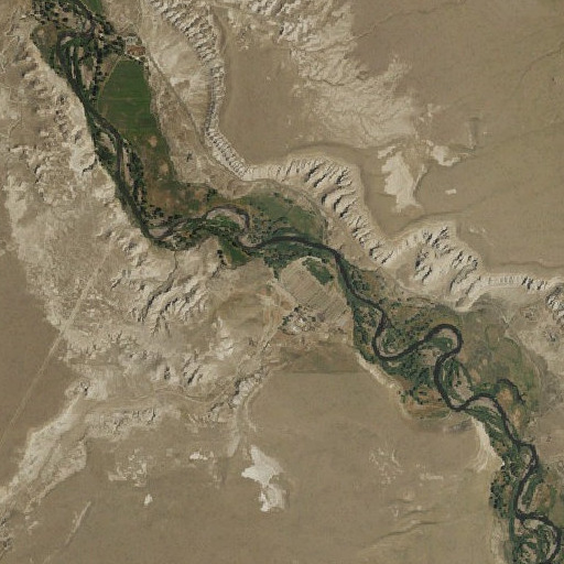 Aerial imagery of Gardella Canyon, NV