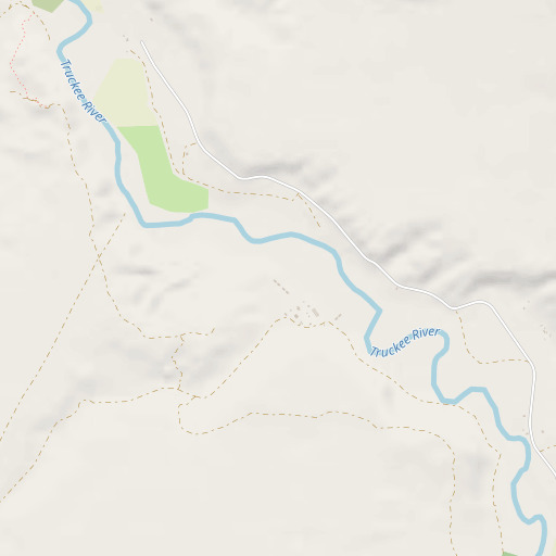 OpenStreetMap map of Gardella Canyon, NV