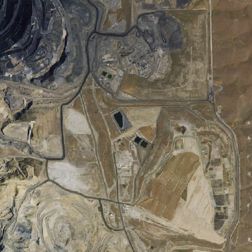 Aerial imagery of Little Boulder Basin, NV