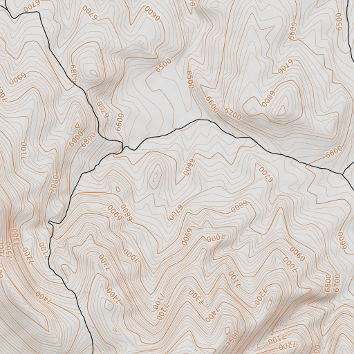 OpenTopoMap map of Manila Spring, NV