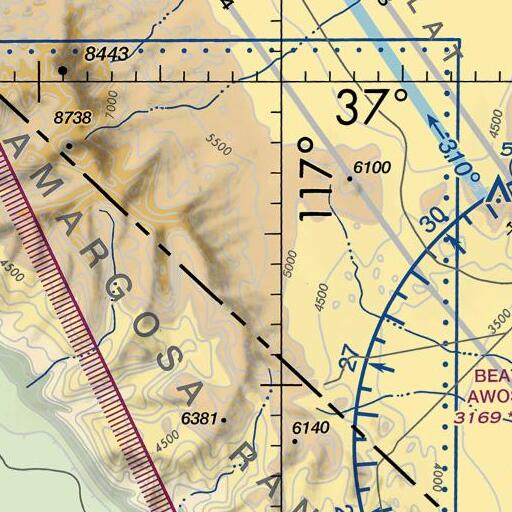 FAA VFR chart of McDonald Spring, NV
