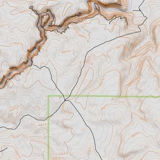 OpenTopoMap map of McGee Grade, NV