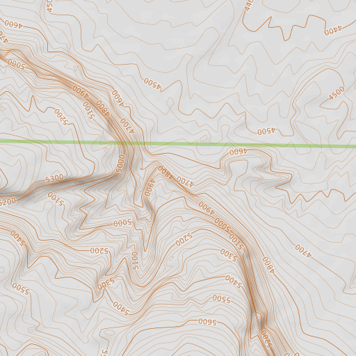 OpenTopoMap map of McGhee Mountain Spring, NV