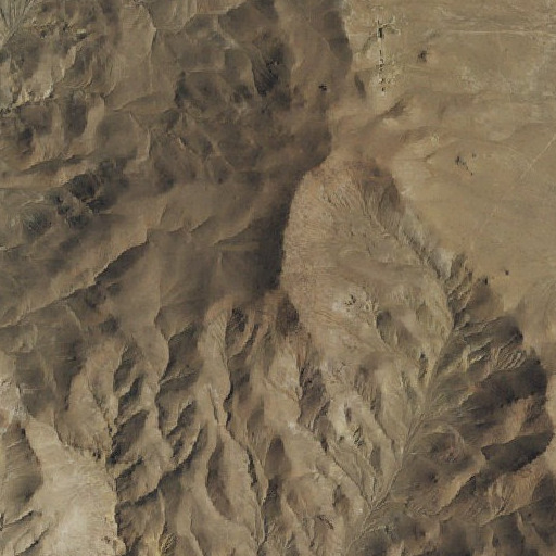Aerial imagery of Nache Peak, NV