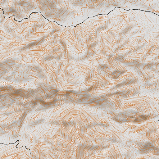 OpenTopoMap map of New Year Mine, NV
